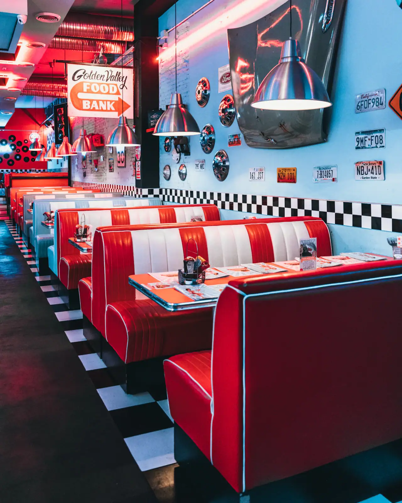 Burger restaurant photography